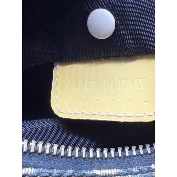 Christian Dior Diorissimo Crossbody Bag*Trotter Design in Blue and Cream trim - Picture 12 of 15